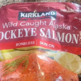 kirkland wild caught alaska sockeye salmon